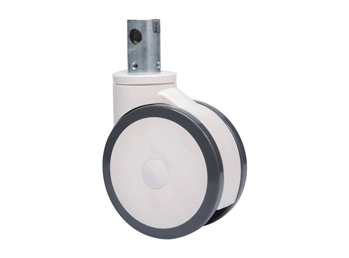 383 Series Rhombus Central Locking Twin Wheel Caster